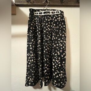 Elegant Black and Cream Women's Skirt